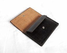 画像5: "JUTTA NEUMANN" WAITER'S WALLET  -MEDIUM SIZE-　color DARK BROWN / CAFE AU LAIT (5)