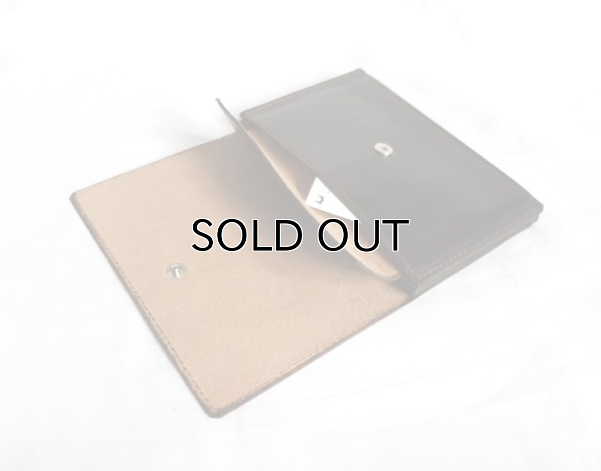 画像7: "JUTTA NEUMANN" WAITER'S WALLET  -MEDIUM SIZE-　color DARK BROWN / CAFE AU LAIT (7)