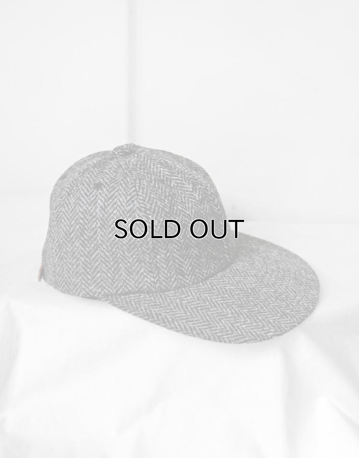 画像2: Riprap "SEMI LONG BRIM CAP" -HARRIS TWEED- color GRAY size FREE (2)