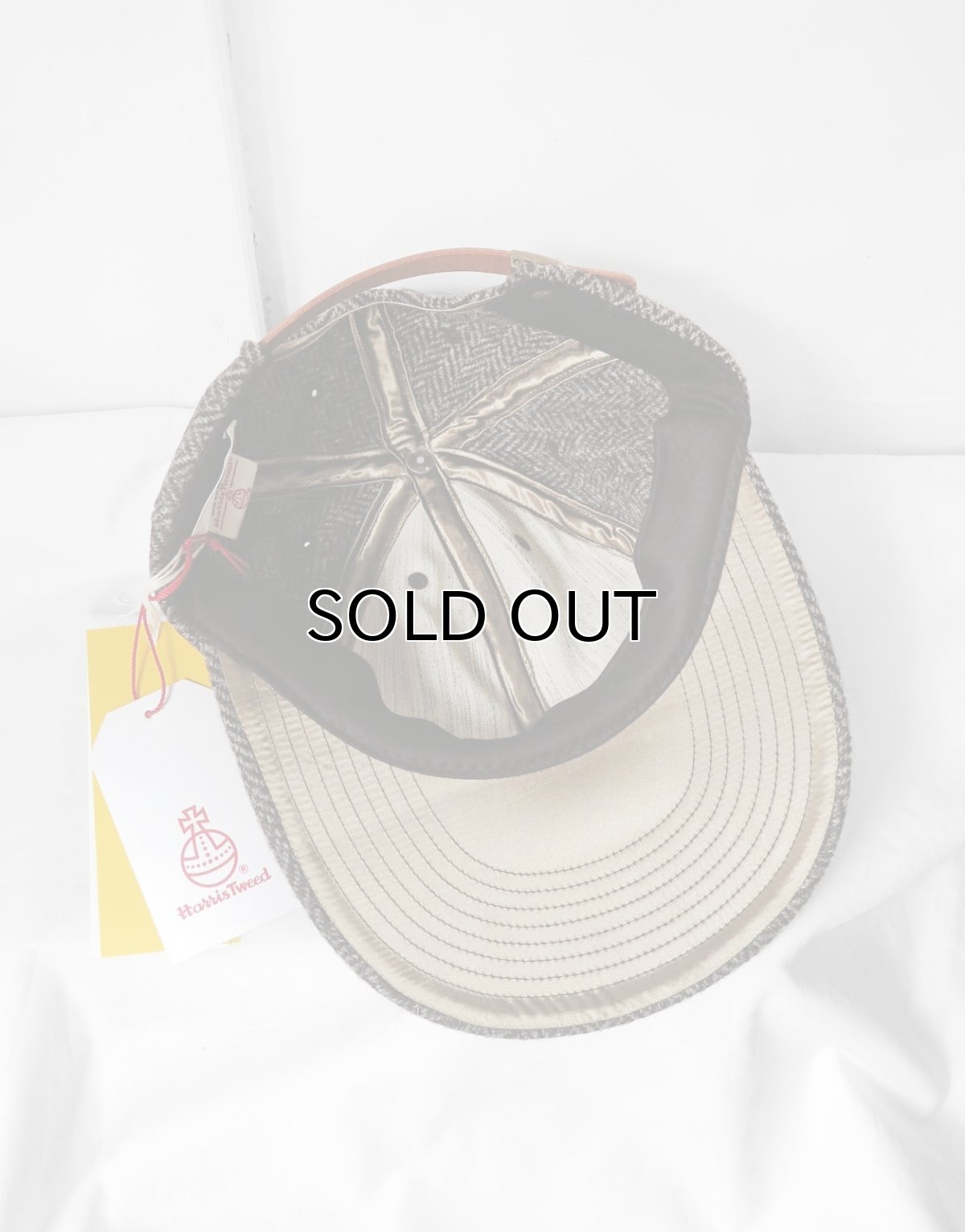 画像4: Riprap "SEMI LONG BRIM CAP" -HARRIS TWEED- color GRAY size FREE (4)