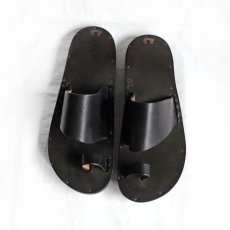 画像2: JUTTA NEUMANN "ALICE" LEATHER SANDAL　color BLACK　size 6D ~ 11D (2)