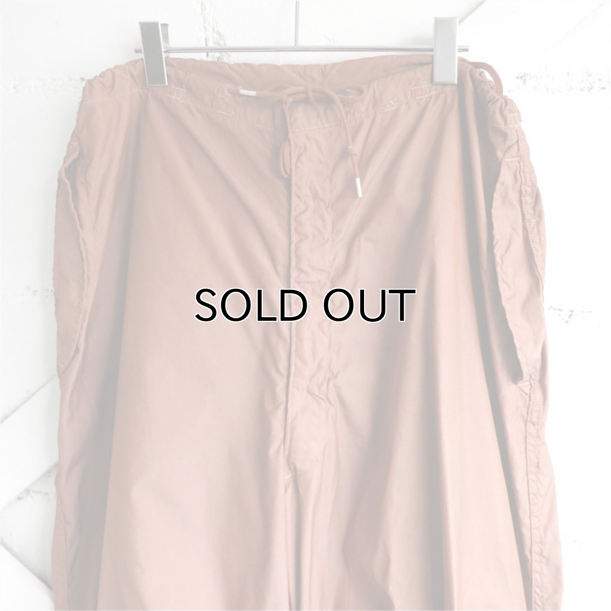 画像5: 1990's U.S. ARMY Snow Camouflage Over Trousers  -Over Dyed-　LIGHT BROWN　size MEDIUM-SHORT (5)