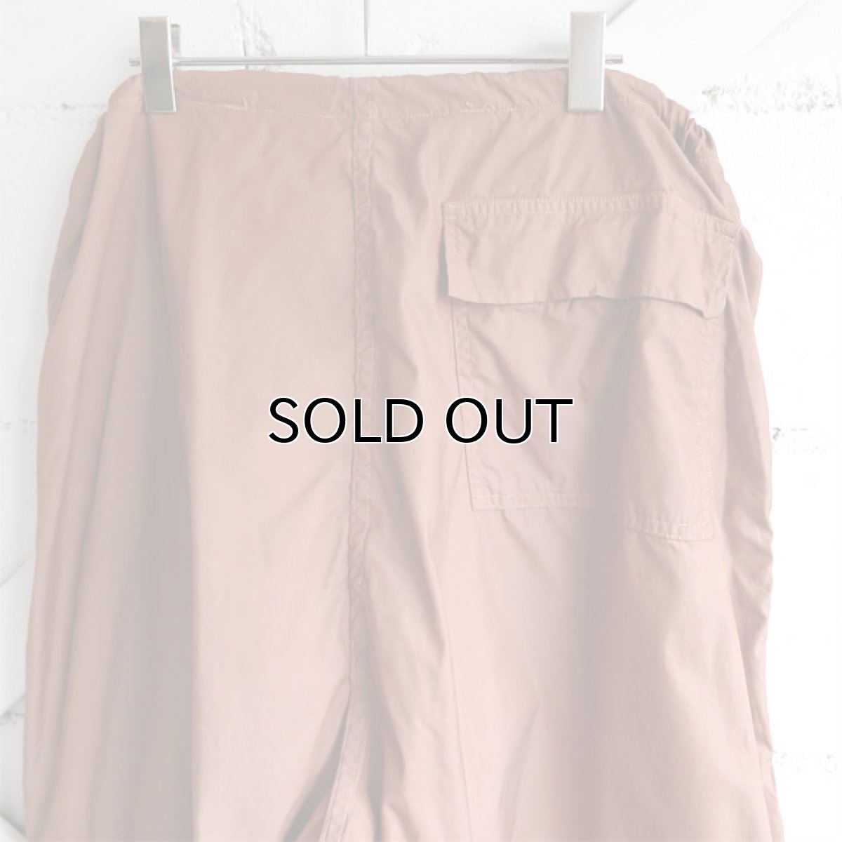 画像6: 1990's U.S. ARMY Snow Camouflage Over Trousers  -Over Dyed-　LIGHT BROWN　size MEDIUM-SHORT (6)