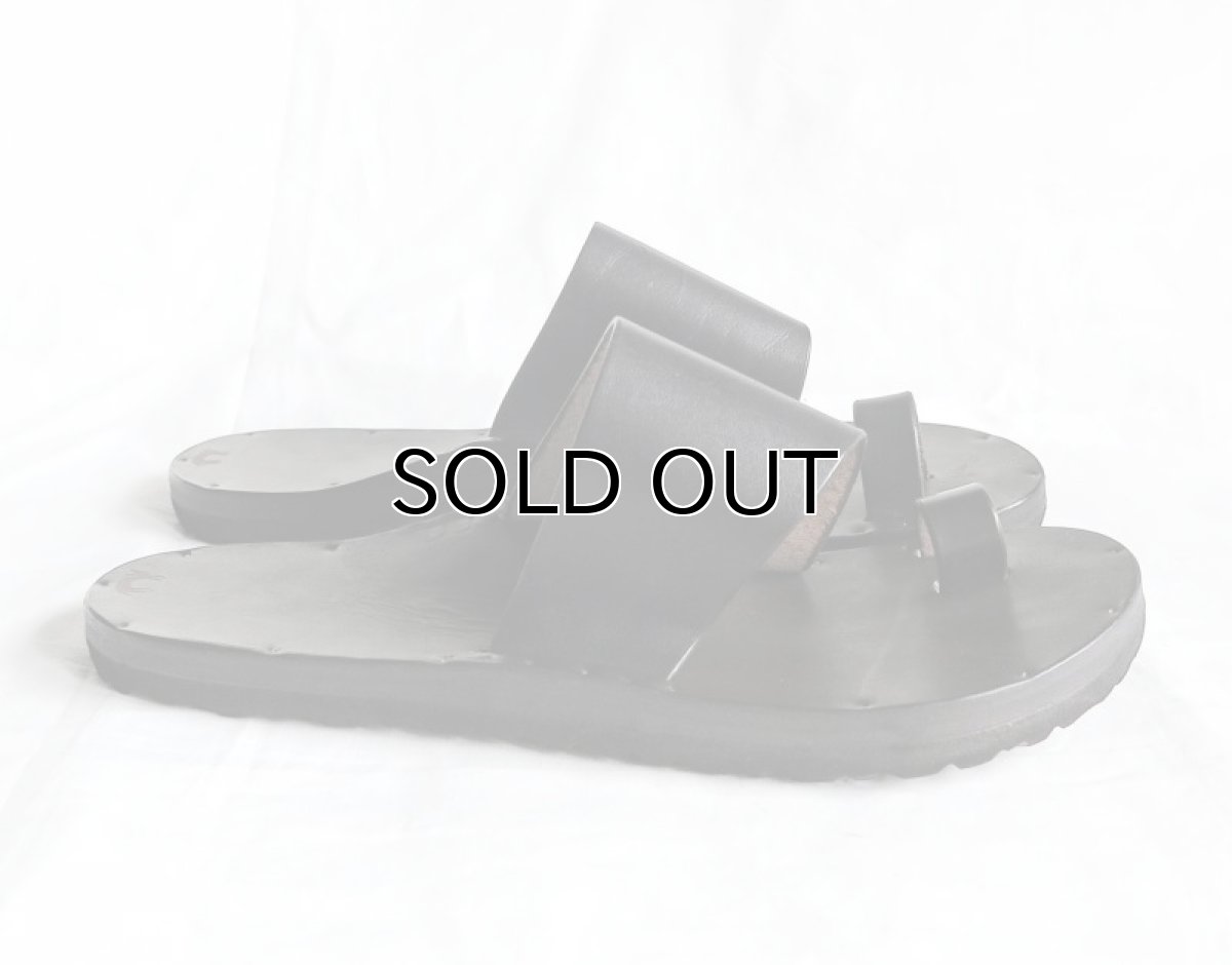 画像4: JUTTA NEUMANN "ALICE" LEATHER SANDAL color BLACK size 7D ~ 10D (4)