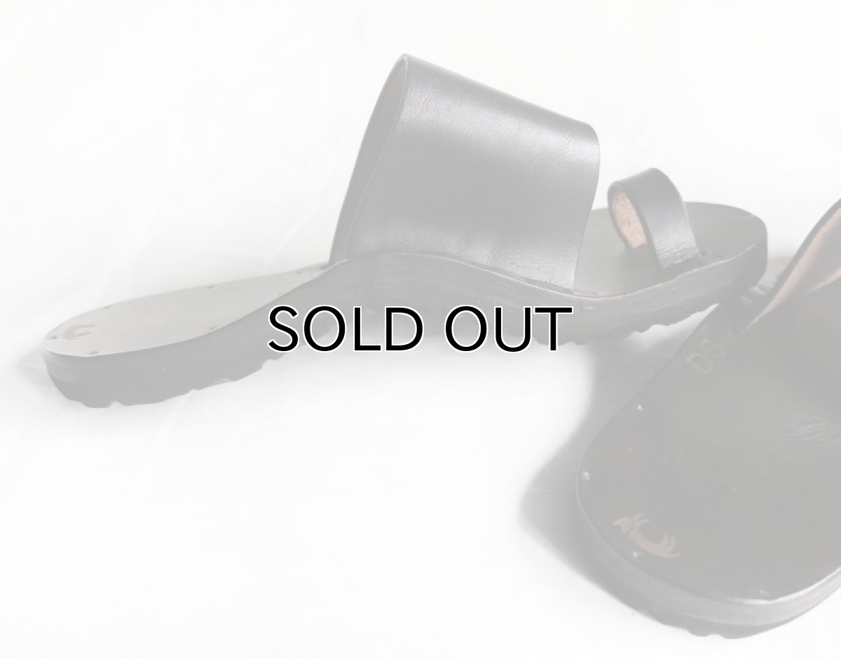 画像5: JUTTA NEUMANN "ALICE" LEATHER SANDAL color BLACK size 7D ~ 10D (5)