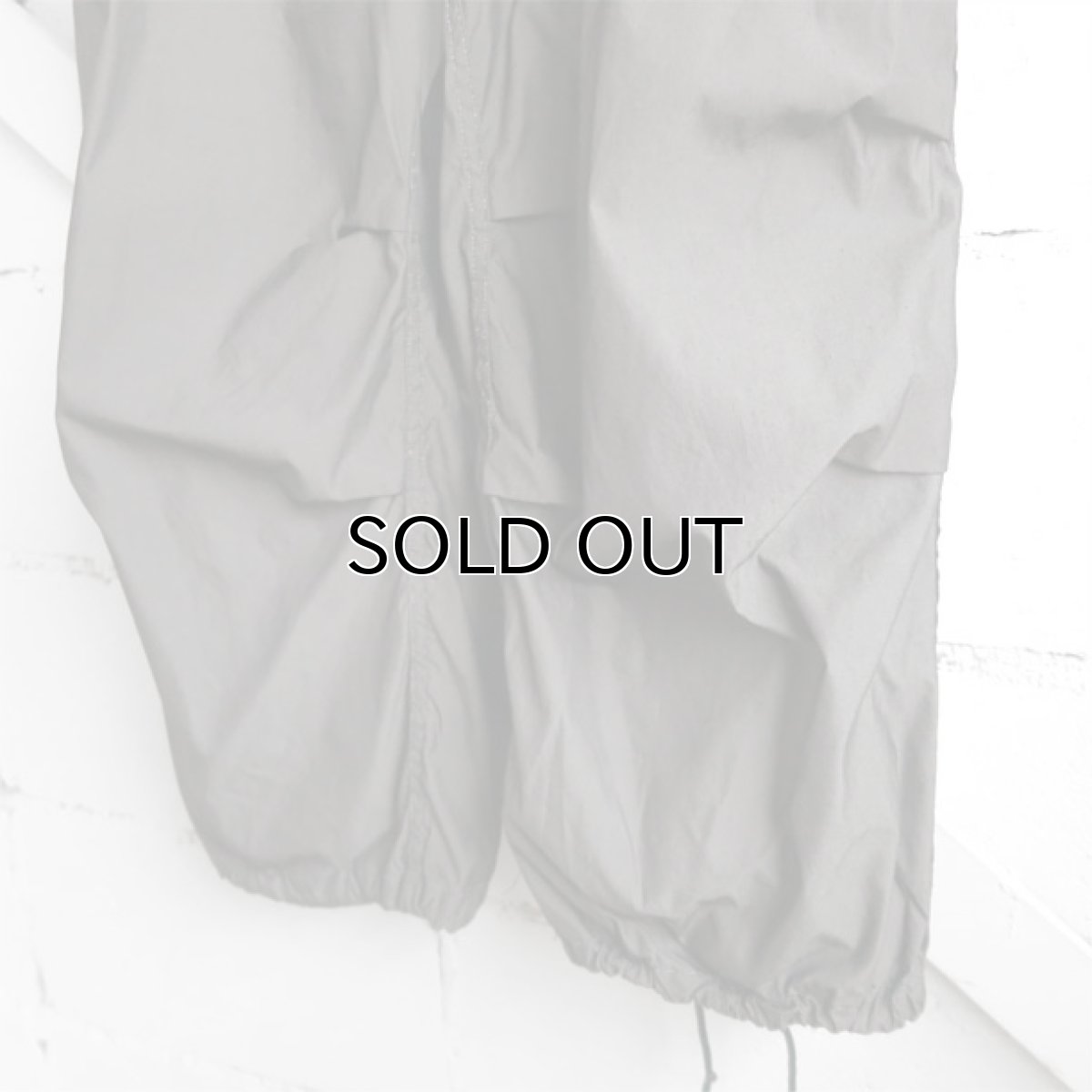 画像7: 1990's U.S. ARMY Snow Camouflage Over Trousers  -Over Dyed-　CHARCOAL　size MEDIUM-SHORT (7)