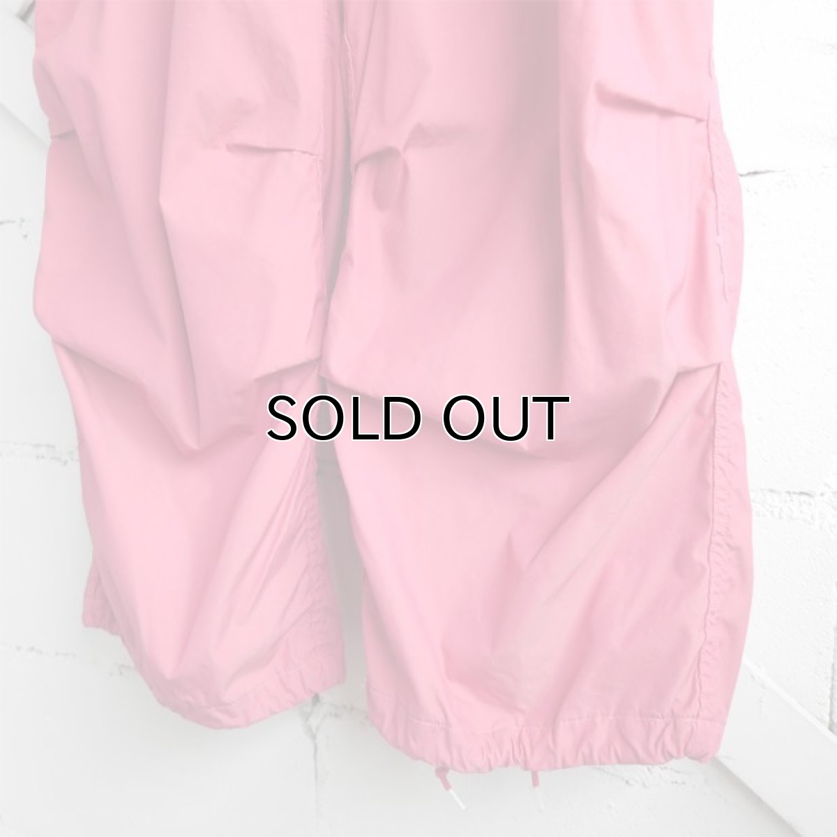 画像7: 1990's U.S. ARMY Snow Camouflage Over Trousers  -Over Dyed-　PINK　size MEDIUM-SHORT (7)