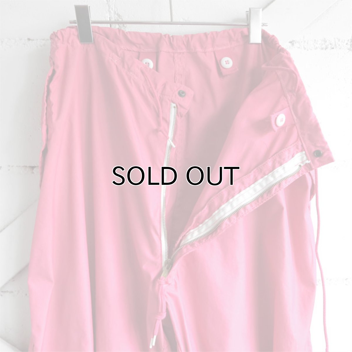 画像8: 1990's U.S. ARMY Snow Camouflage Over Trousers  -Over Dyed-　PINK　size MEDIUM-SHORT (8)