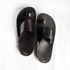 画像3: JUTTA NEUMANN "ALICE" LEATHER SANDAL　color BROWN　size 6D ~ 11D (3)