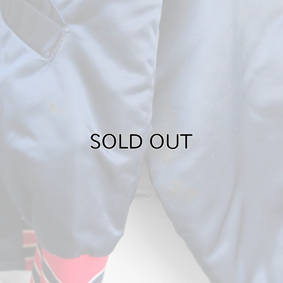 画像8: 1980's STARTER "BOSTON RED SOX" Nylon Satin Stadium Jacket　NAVY　size MEDIUM (8)