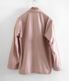 画像2: Riprap "PAJAMA SHIRT" -WEATHER STRIPE-  color PINK　size L-XL (2)