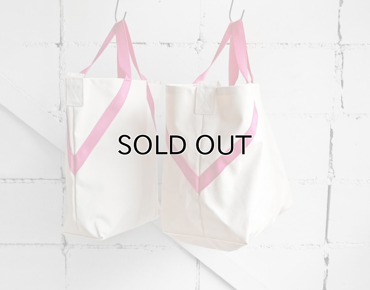 画像2: Riprap "A TOTE" -STUDIO MADE- color NATURAL/FUCHSIA size MEDIUM, LARGE (2)