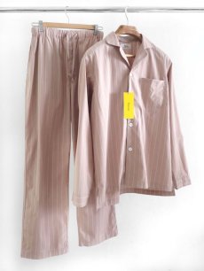 画像6: Riprap "PAJAMA SHIRT" -WEATHER STRIPE-  color PINK　size L-XL (6)