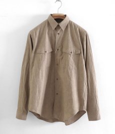 画像1: Riprap "GRASSES HOLE SHIRT" -6OZ CHAMBRAY-  color BEIGE　size L, XL (1)