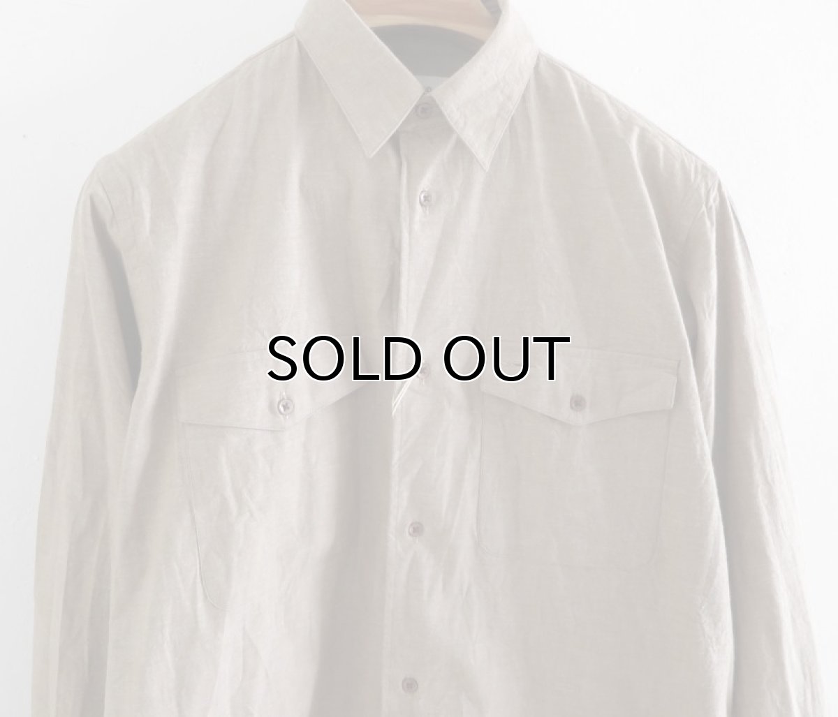 画像3: Riprap "GRASSES HOLE SHIRT" -6OZ CHAMBRAY-  color BEIGE　size L, XL (3)