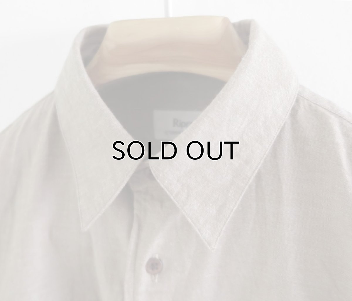 画像5: Riprap "GRASSES HOLE SHIRT" -6OZ CHAMBRAY-  color BEIGE　size L, XL (5)