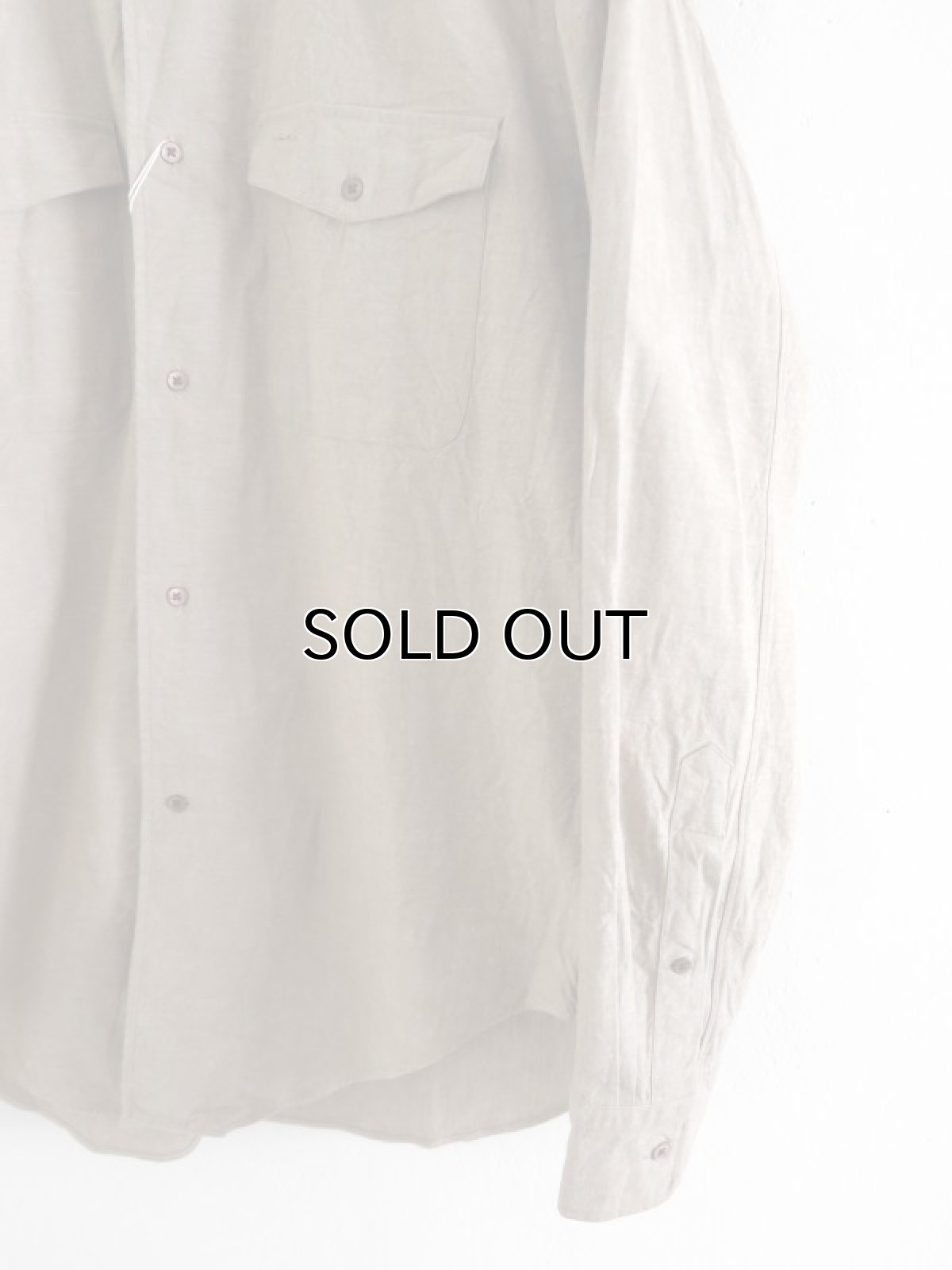 画像6: Riprap "GRASSES HOLE SHIRT" -6OZ CHAMBRAY-  color BEIGE　size L, XL (6)