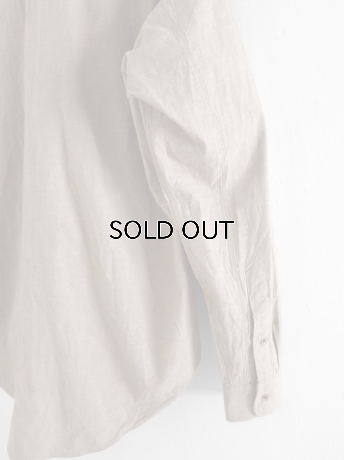 画像8: Riprap "GRASSES HOLE SHIRT" -6OZ CHAMBRAY-  color BEIGE　size L, XL (8)