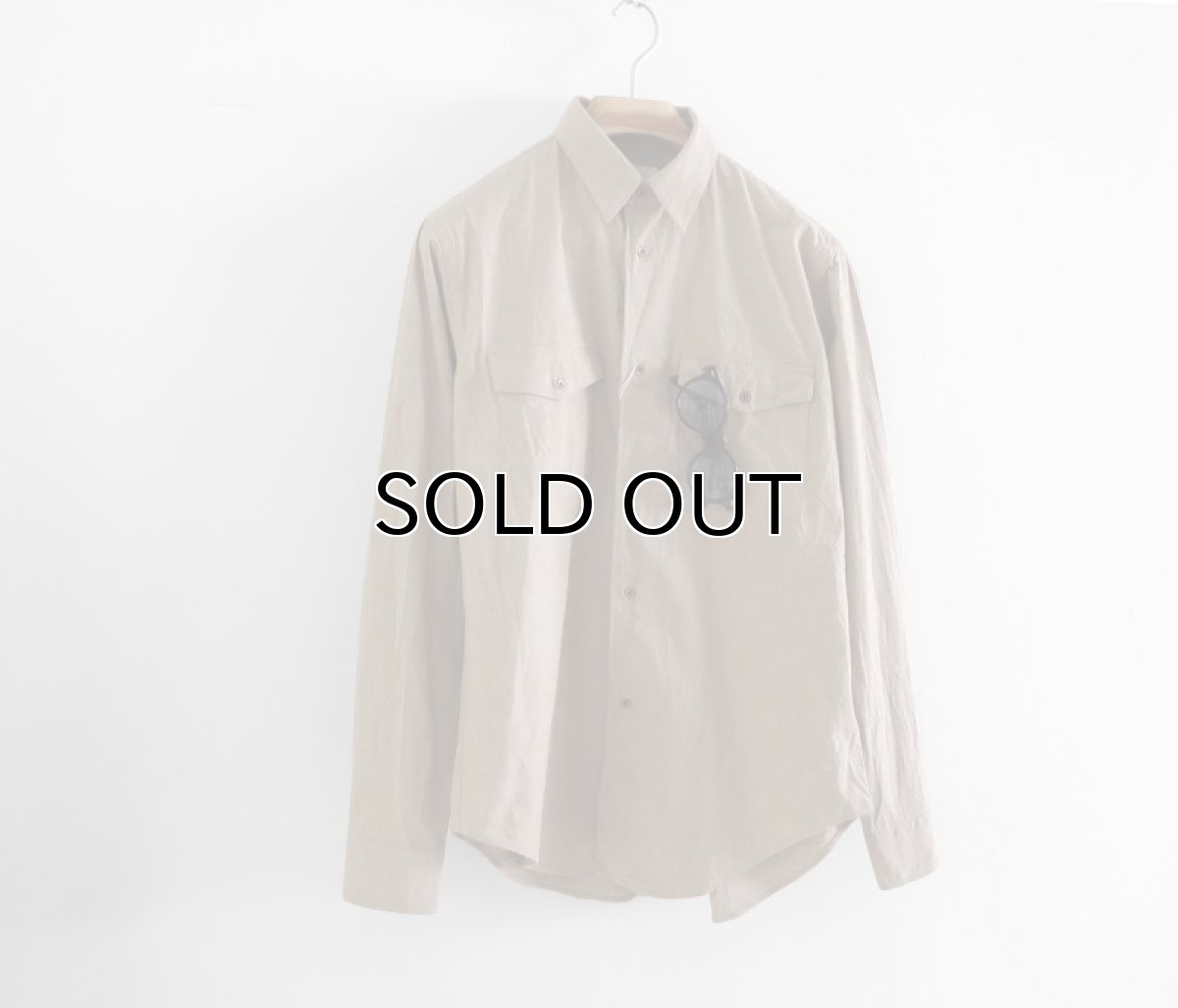 画像4: Riprap "GRASSES HOLE SHIRT" -6OZ CHAMBRAY-  color BEIGE　size L, XL (4)