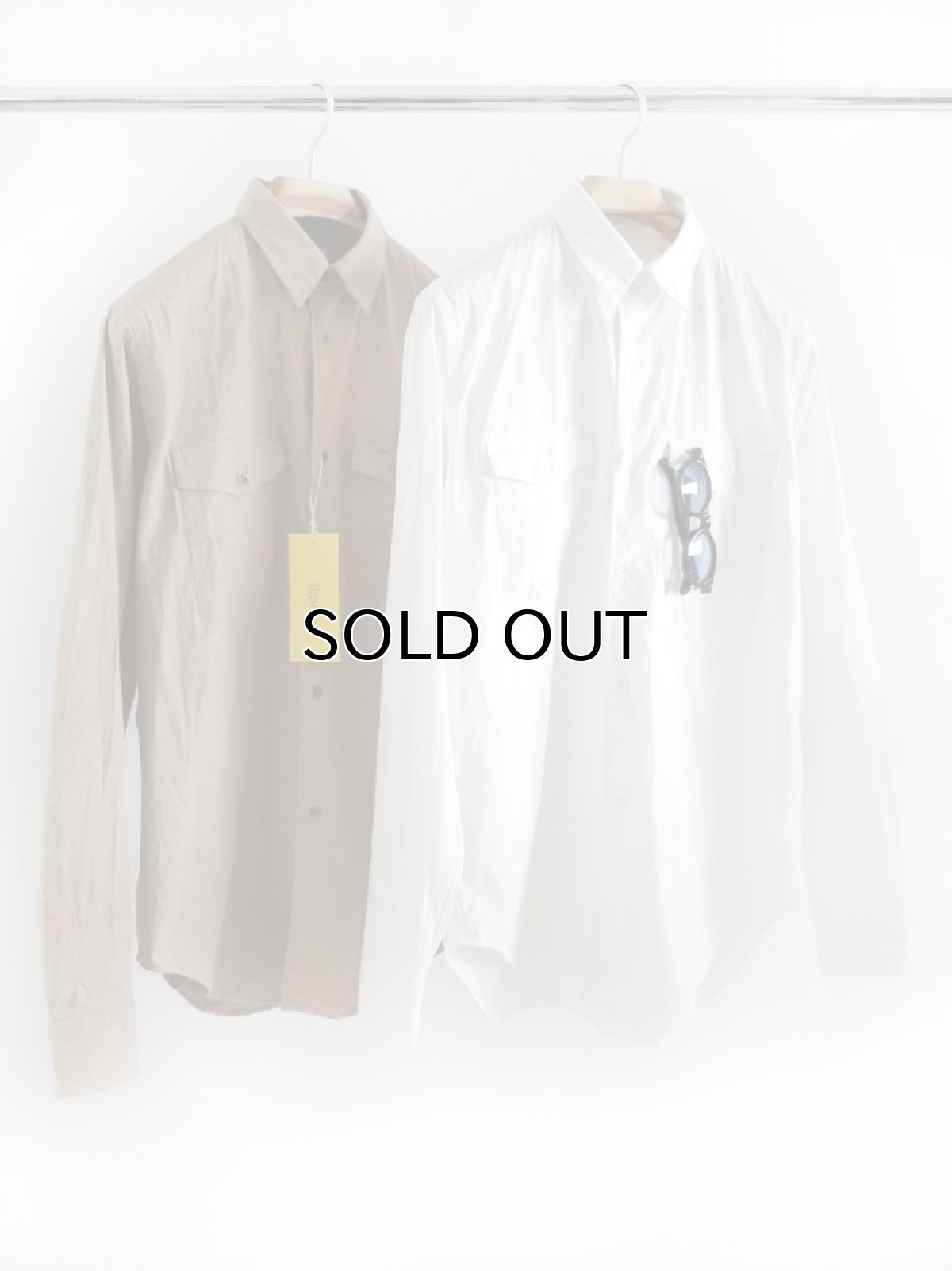 画像10: Riprap "GRASSES HOLE SHIRT" -6OZ CHAMBRAY-  color BEIGE　size L, XL (10)