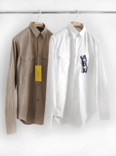 画像11: Riprap "GRASSES HOLE SHIRT" -6OZ CHAMBRAY-  color WHITE　size L, XL (11)