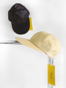 画像1: Riprap "SEMI LONG BRIM CAP" -PAPER CLOTH-　color NATURAL, BLACK　size FREE (1)