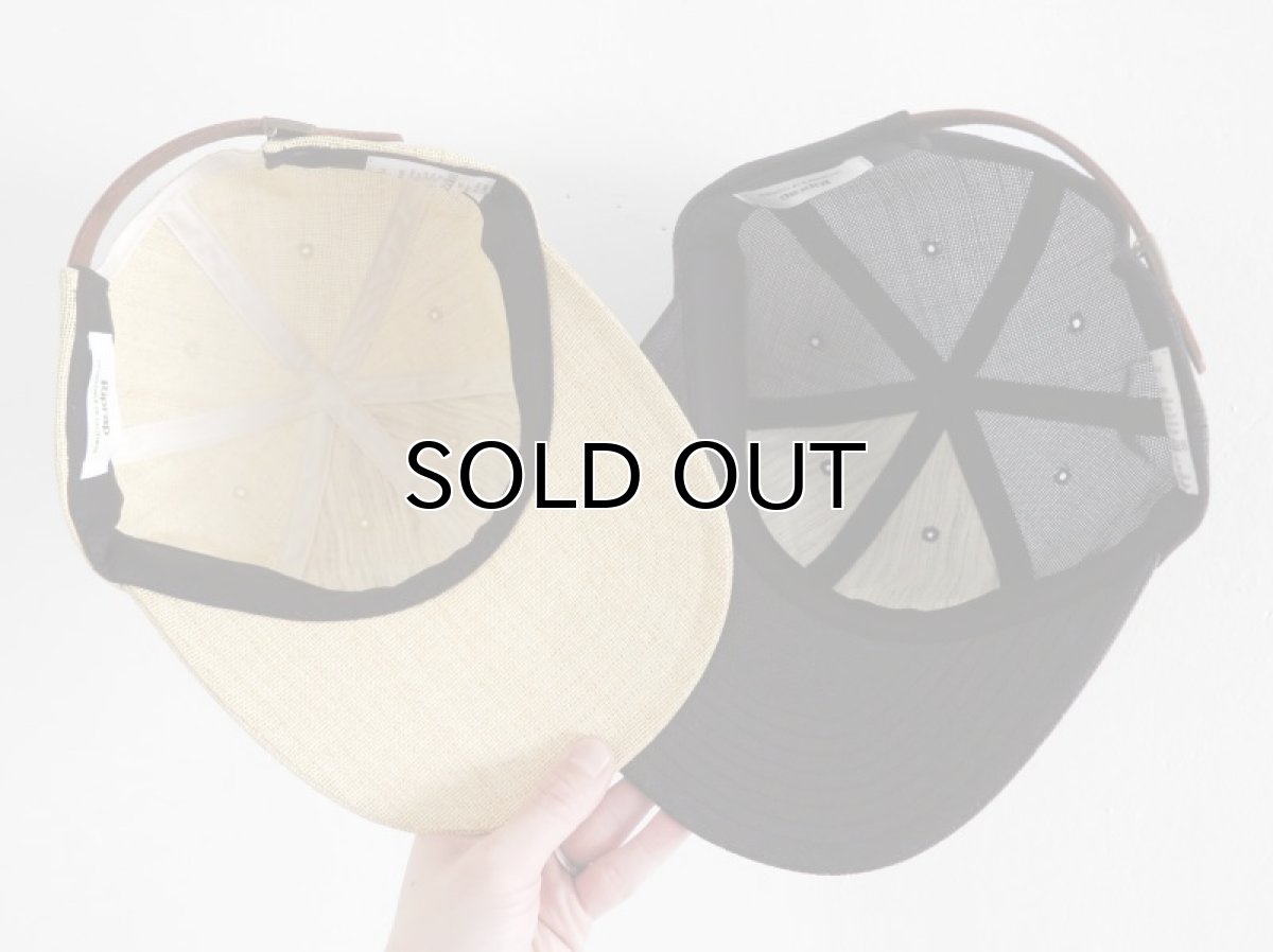画像7: Riprap "SEMI LONG BRIM CAP" -PAPER CLOTH- color NATURAL, BLACK size FREE (7)