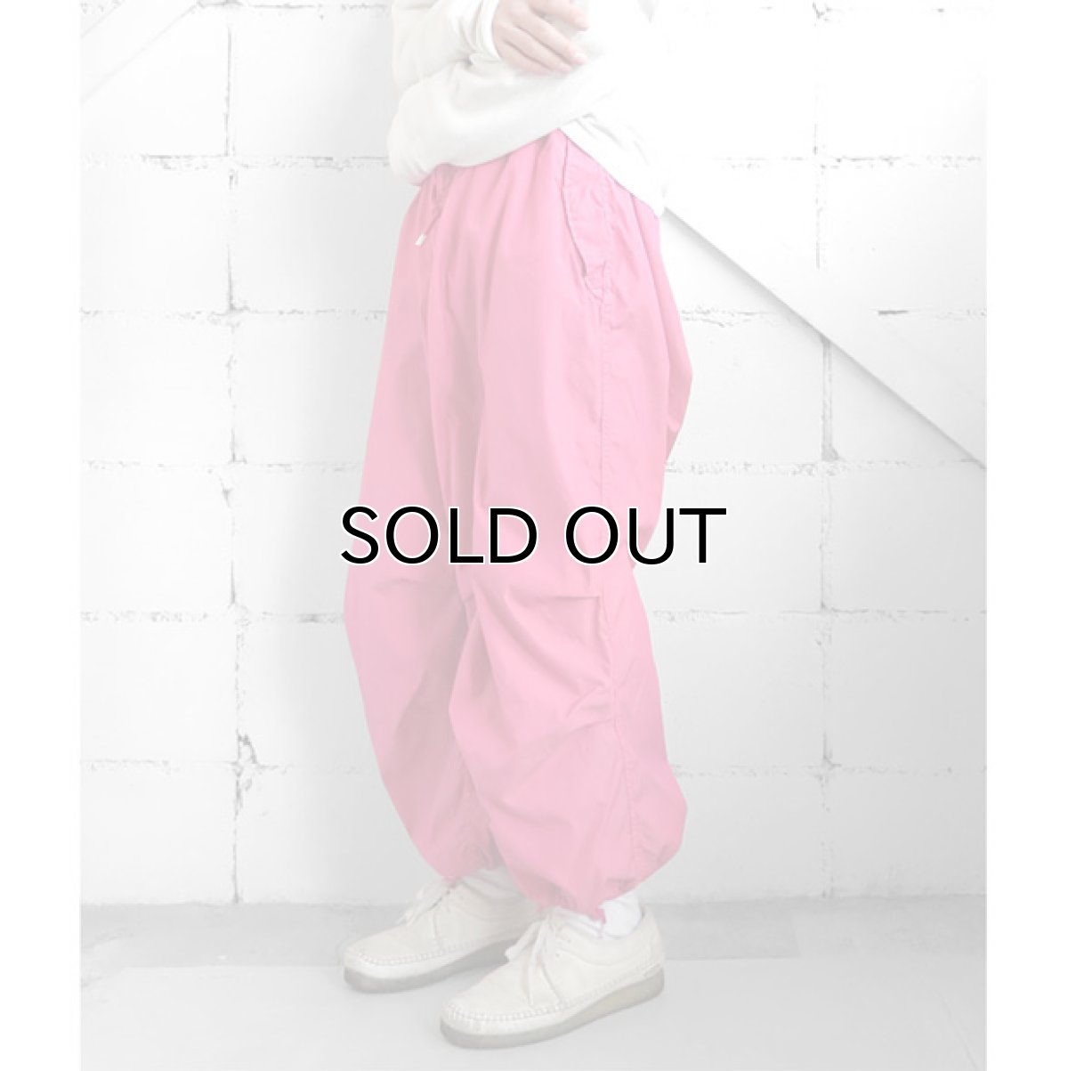 画像4: 1990's U.S. ARMY Snow Camouflage Over Trousers  -Over Dyed-　PINK　size MEDIUM-SHORT (4)