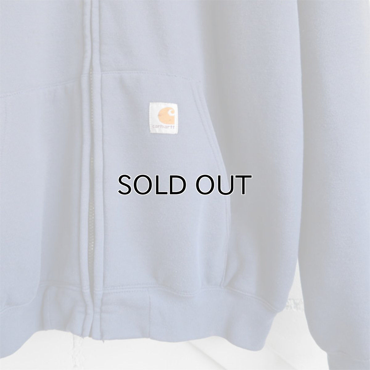 画像6: "Carhartt" Heavy Sweat Zip up Parka with -Quilting Liner- NAVY size XXL (6)