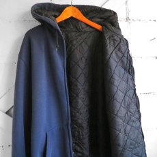 画像5: "Carhartt" Heavy Sweat Zip up Parka with -Quilting Liner-　NAVY　size XXL (5)