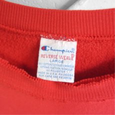 画像8: 1990's Champion "REVERSE WEAVE" Sweat Shirt　RED　size L(表記L) (8)