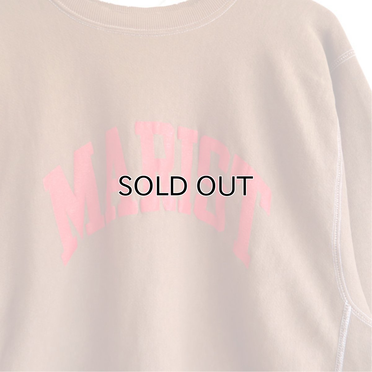 画像4: 1990's Champion "REVERSE WEAVE" Sweat Shirt -Over Dyed- LIGHT BROWN size L-XL(表記XXL) (4)