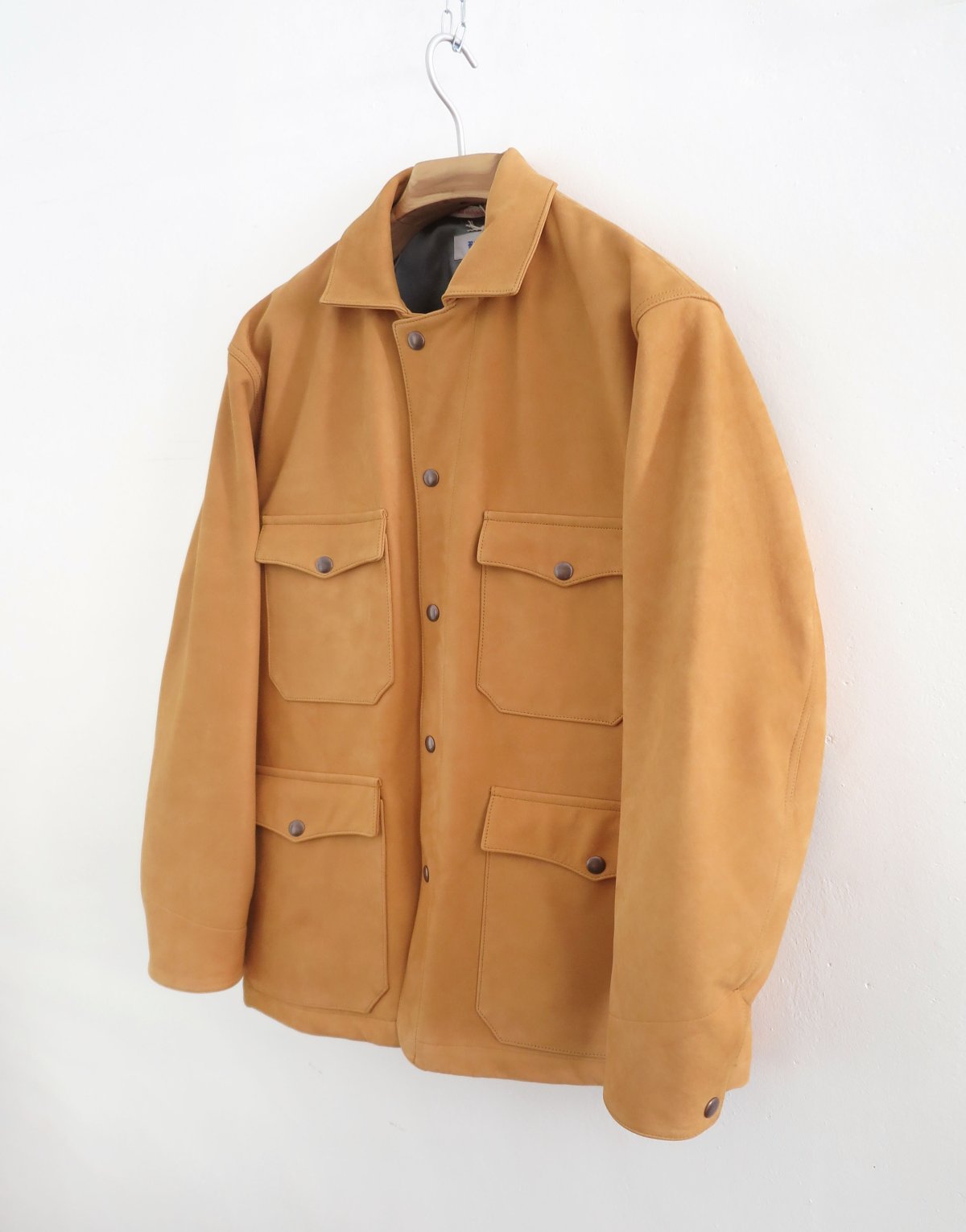 画像4: Riprap "HUNTING JACKET" -BELGIAN COW NUBUCK-　color YELLOW (4)