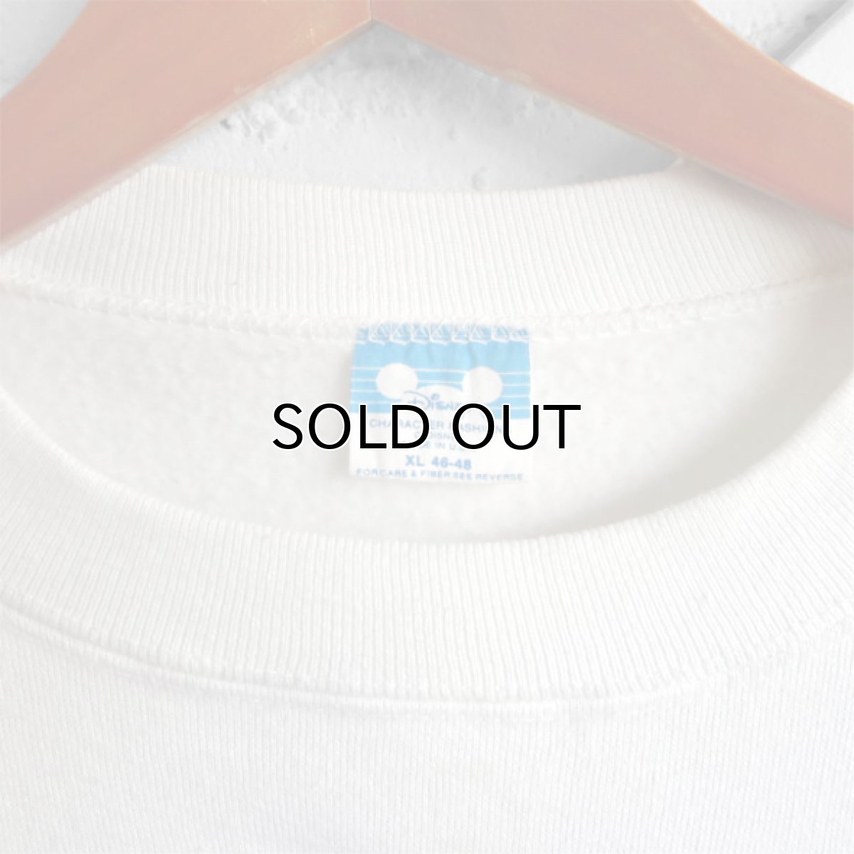 画像5: 1980's DISNEY "MICKEY MOUSE" Print  Sweat Shirt WHITE size L-XL (5)