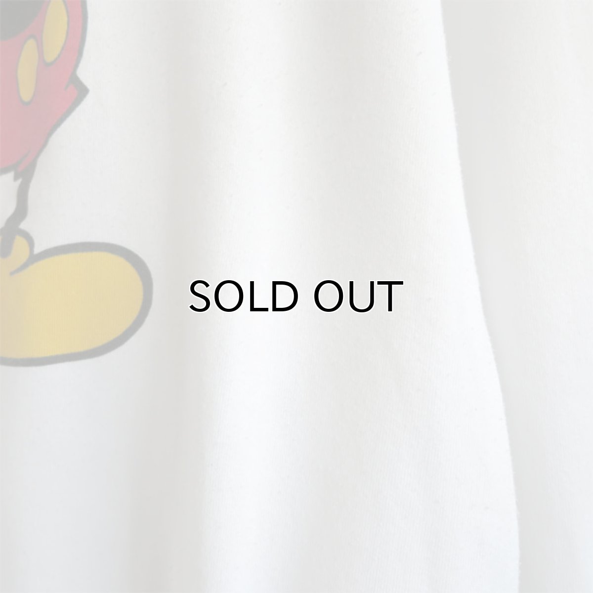 画像6: 1980's DISNEY "MICKEY MOUSE" Print  Sweat Shirt WHITE size L-XL (6)