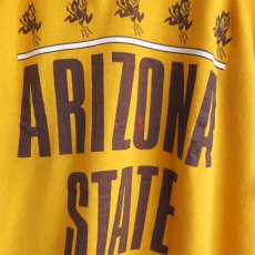 画像4: 1980's~ "ARIZONA STATE" Print  Sweat Shirt　MUSTARD　size L (4)