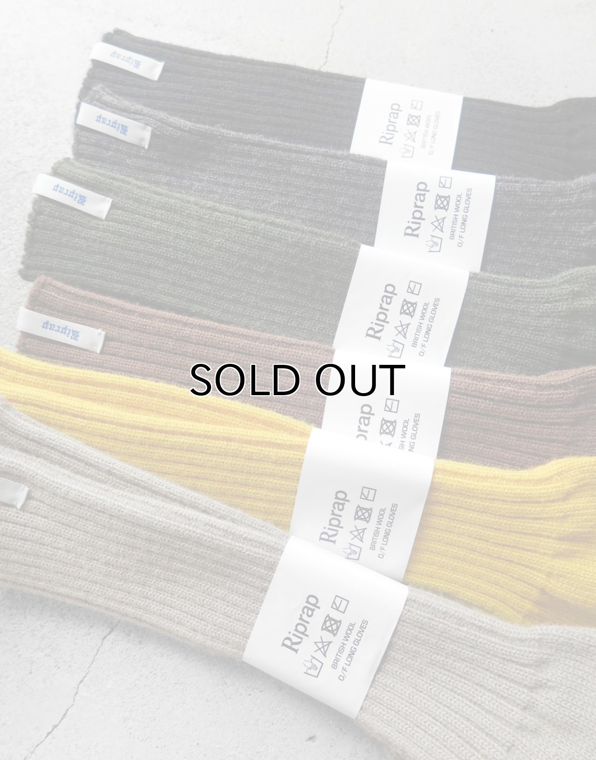 画像3: Riprap "O/F LONG GLOVES" -BRITISH WOOL-　size FREE (3)