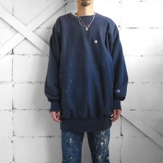 画像2: 1990's~ Champion "REVERSE WEAVE" Sweat Shirt　NAVY　size XXL(表記XXL) (2)