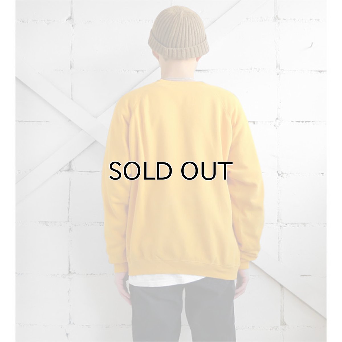 画像3: 1980's~ "ARIZONA STATE" Print  Sweat Shirt MUSTARD size L (3)