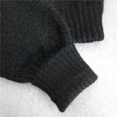 画像7: 1960's U.S.A. Alpaca Wool Knit Cardigan　BLACK　size M(表記M) (7)