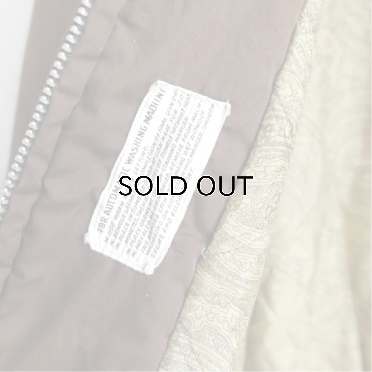 画像10: 1960's~ "Derby of San Francisco" Cap Shoulder Jacket 中綿仕様　BROWN　size M(表記40) (10)