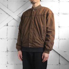 画像4: 1960's~ "Derby of San Francisco" Cap Shoulder Jacket 中綿仕様　BROWN　size M(表記40) (4)