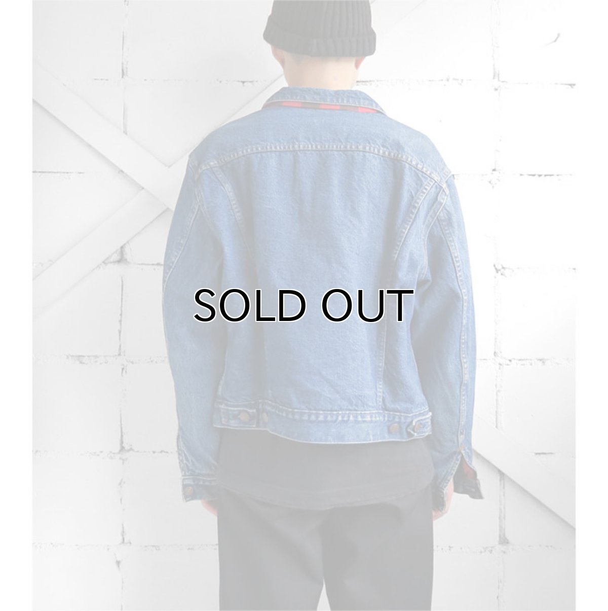 画像4: 1980's Levi's "70411" Blue Denim 4Pocket Jacket フランネル裏地 BLUE DENIM size M-L (4)
