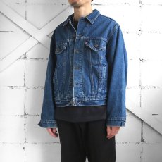 画像3: 1980's Levi's "70411" Blue Denim 4Pocket Jacket フランネル裏地　BLUE DENIM　size M-L (3)