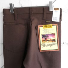 画像1: Wrangler "WRANCHER DRESS JEANS"  Boot Cut Pants　BROWN　size W 30~40 INCH (1)
