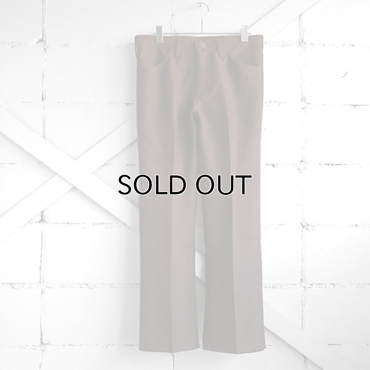 画像2: Wrangler "WRANCHER DRESS JEANS"  Boot Cut Pants　BROWN　size W 30~40 INCH (2)