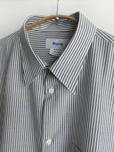 画像3: Riprap "FF REGULAR COLLAR SH" -WASHABLE WOOL POPLIN-　color FAKE HICKORY (3)