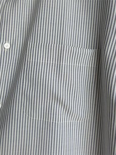 画像4: Riprap "FF REGULAR COLLAR SH" -WASHABLE WOOL POPLIN-　color FAKE HICKORY (4)