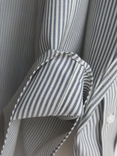 画像6: Riprap "FF REGULAR COLLAR SH" -WASHABLE WOOL POPLIN-　color FAKE HICKORY (6)