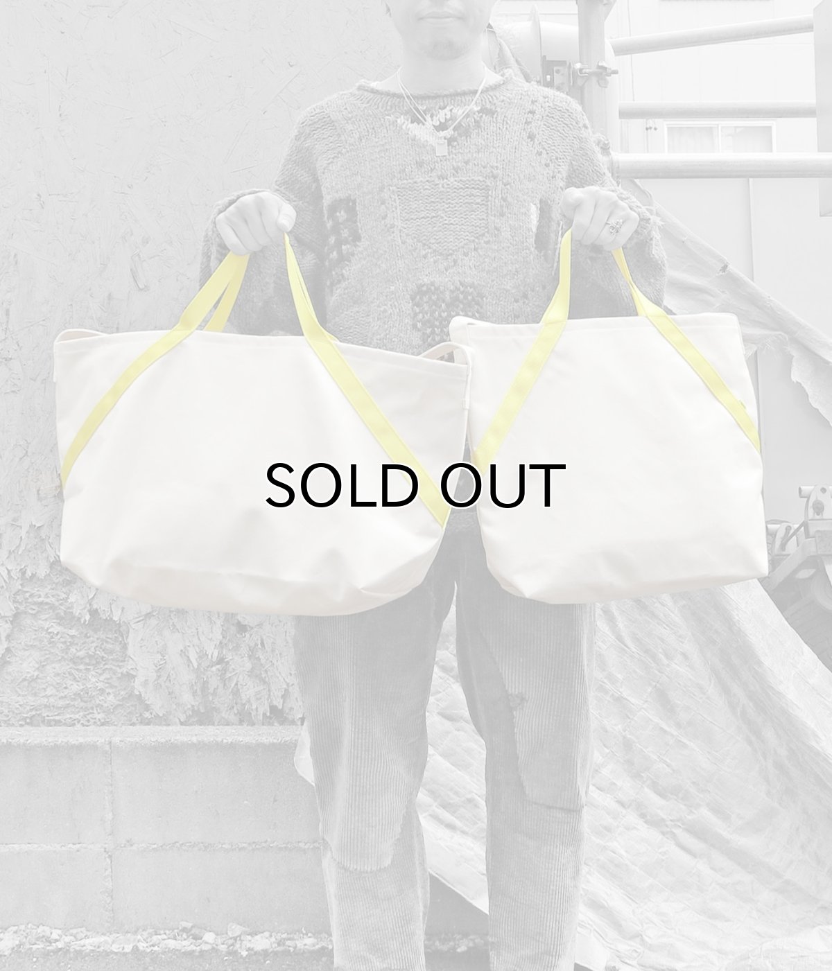 画像6: Riprap "A TOTE" -STUDIO MADE- color NATURAL/POLLEN size MEDIUM, LARGE (6)